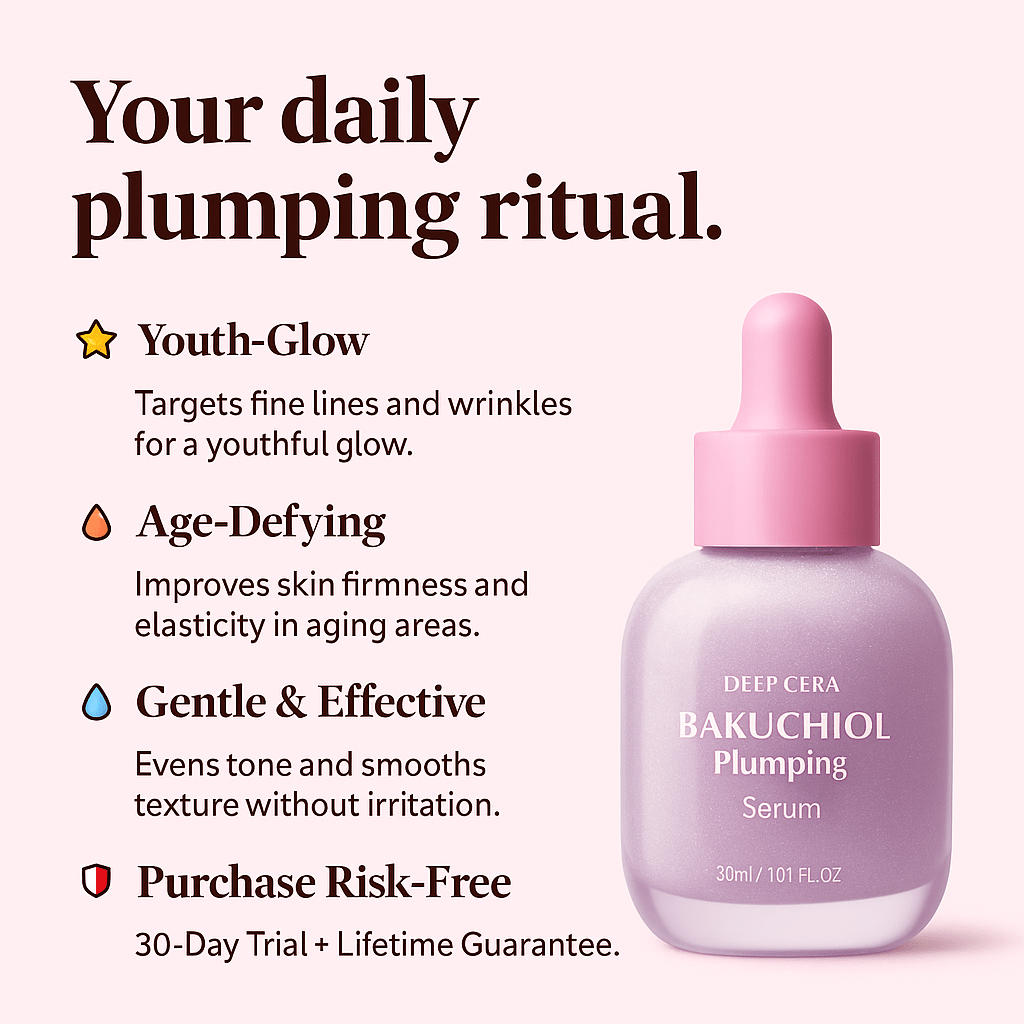 Plump+ Serum — Bakuchiol Complex - Sereniq